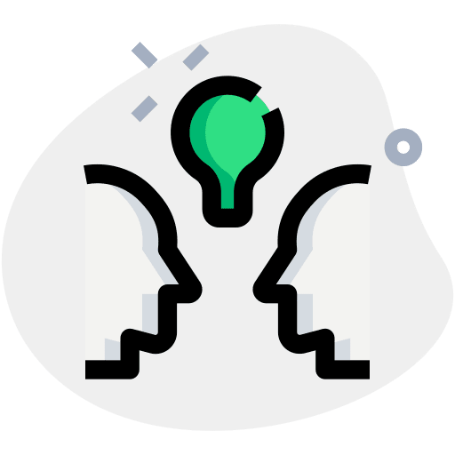Businessman education businessman brainstorm icon