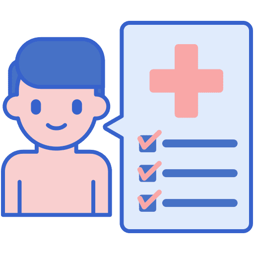 Conditions healthcare and medical symptoms fever icon