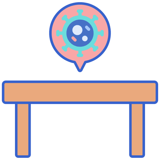 Contaminated infection healthcare and medical contaminated icon