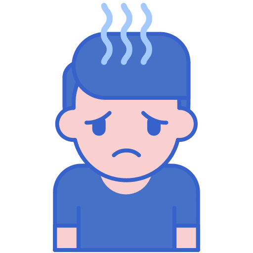 Tiredness tiredness tired covid icon