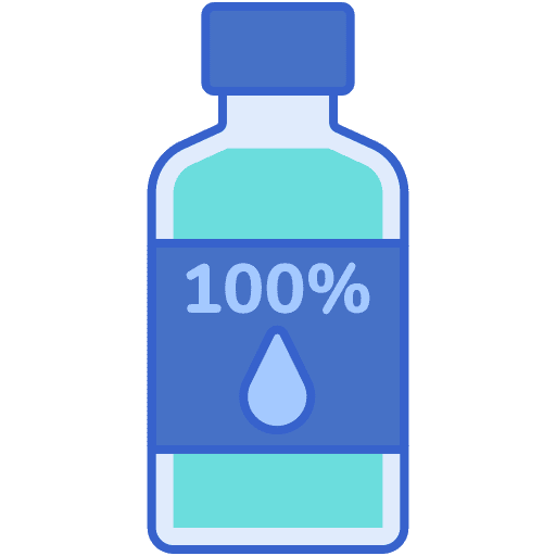 Ethanol alcohol coronavirus covid 19 icon