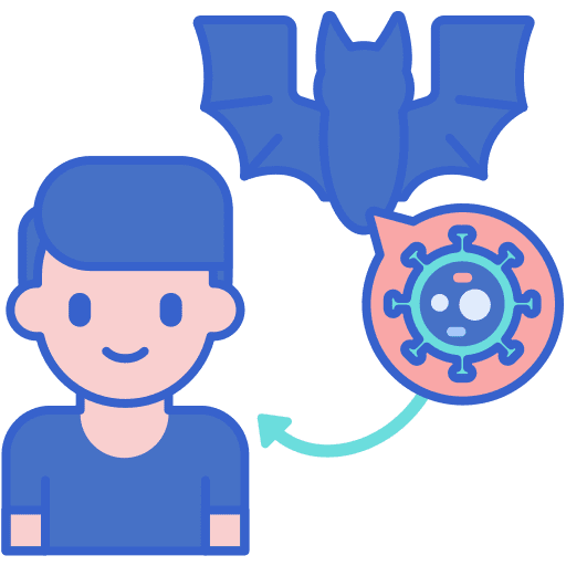 Carrier coronavirus carrier outbreak icon