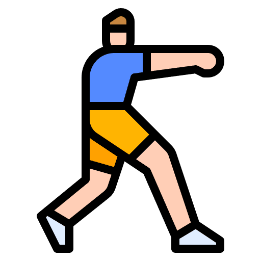 Boxing workout exercise fitness icon Boxing workout exercise fitness icon
