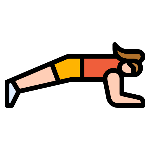 Plank healthy fitness plank icon