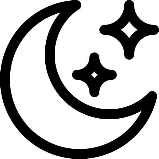 Night moon and stars night moon icon Night moon and stars night moon icon