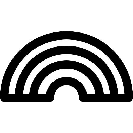 Rainbow nature climate rainbow icon Rainbow nature climate rainbow icon