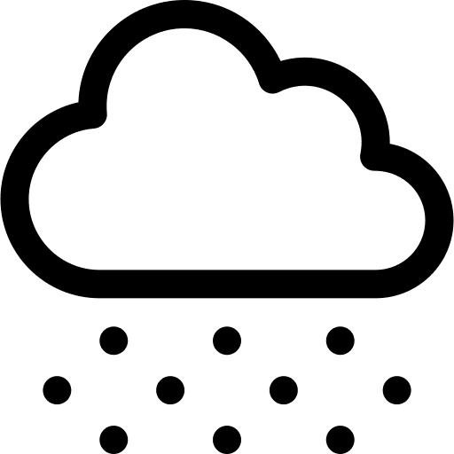 Snowy rain snowy weather icon Snowy rain snowy weather icon