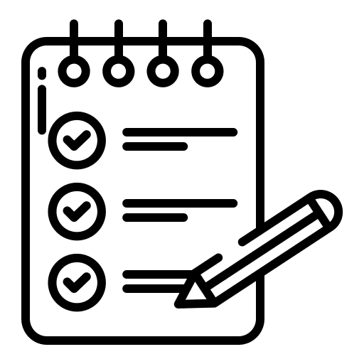 Note document checklist syllabus icon