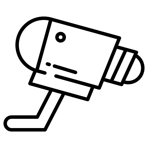 Cctv security system security camera cctv camera icon