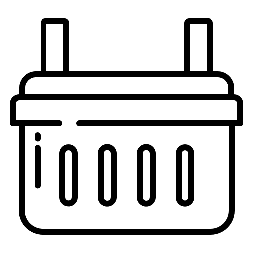 Basket store shopping commerce and shopping icon