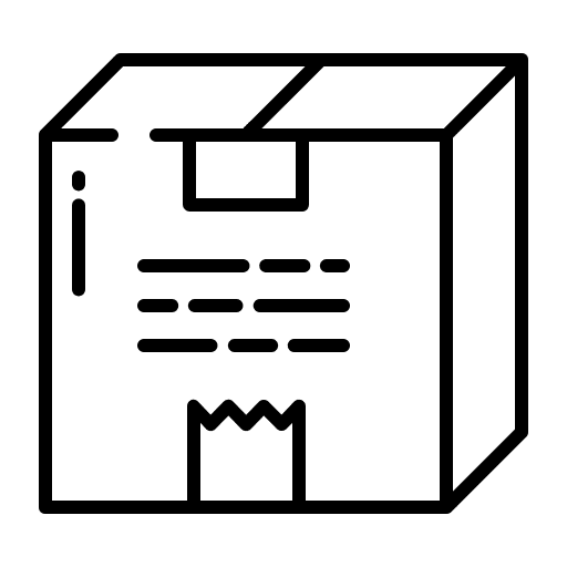 Box packaging box storage icon