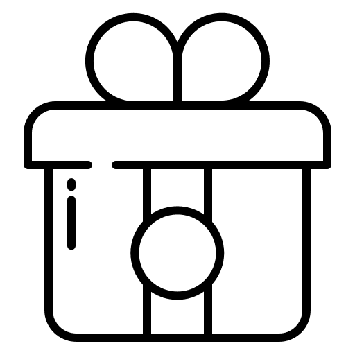 Gift box present gift box christmas icon