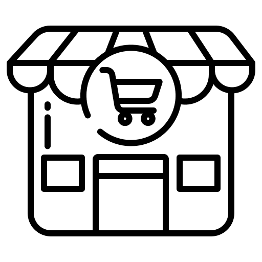 Shop shop cart supermarket icon