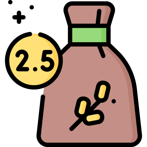 Alms charity alms giving icon