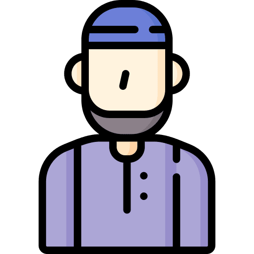 Man muslimah boy man icon