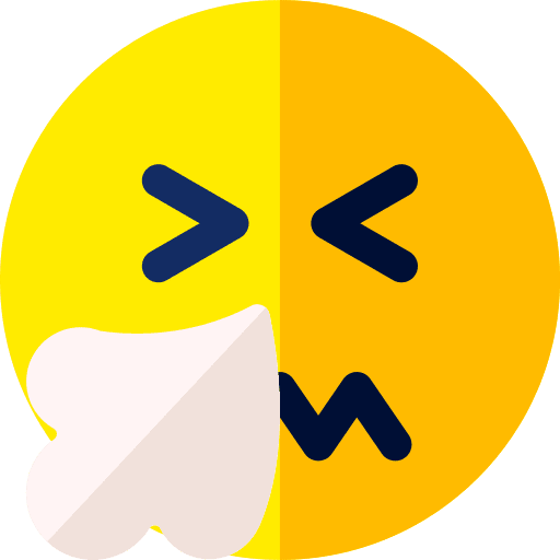 Sick face sickness smiley icon Sick face sickness smiley icon