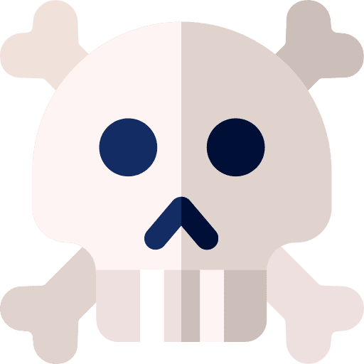 Skull crossbones halloween emoticon icon Skull crossbones halloween emoticon icon