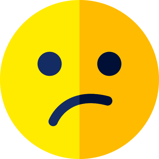 Worried smileys smiley face icon