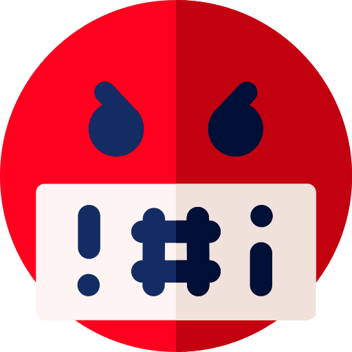 Angry face angry smileys icon Angry face angry smileys icon