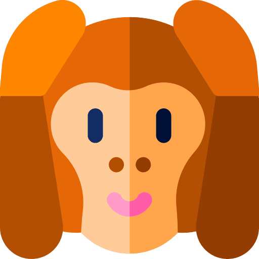 Deaf face smileys monkey icon Deaf face smileys monkey icon