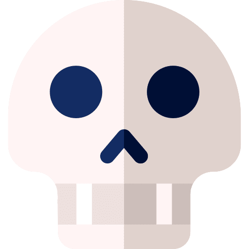 Skull dead smiley emoticon icon Skull dead smiley emoticon icon