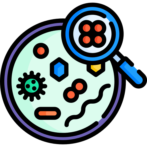 Bacteria microorganism bacteria microbiology icon