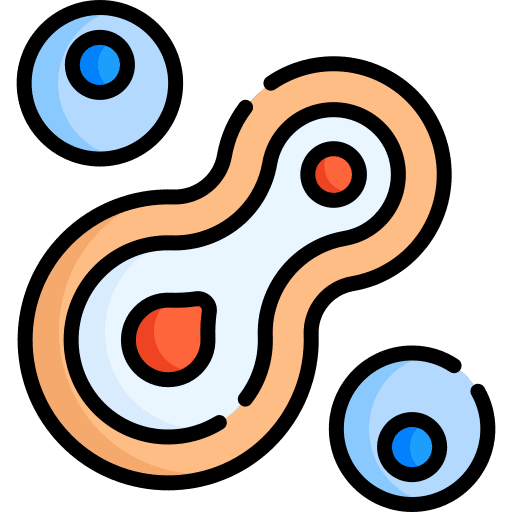 Cell division vaccine cells mitosis icon