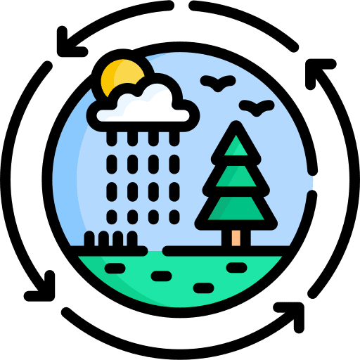 Ecosystem ecosystem water cycle weather icon