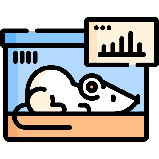 Study lab study rat icon
