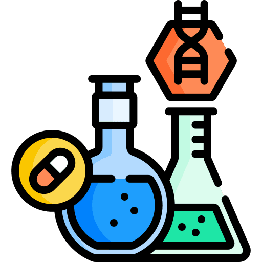 Biology dna biology healthcare and medical icon