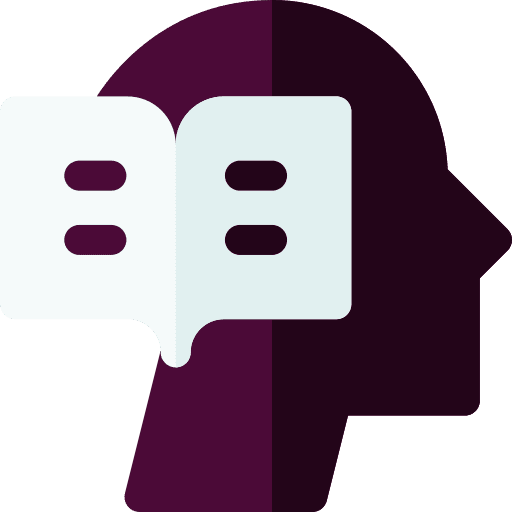 Read read magnifying glass bald icon