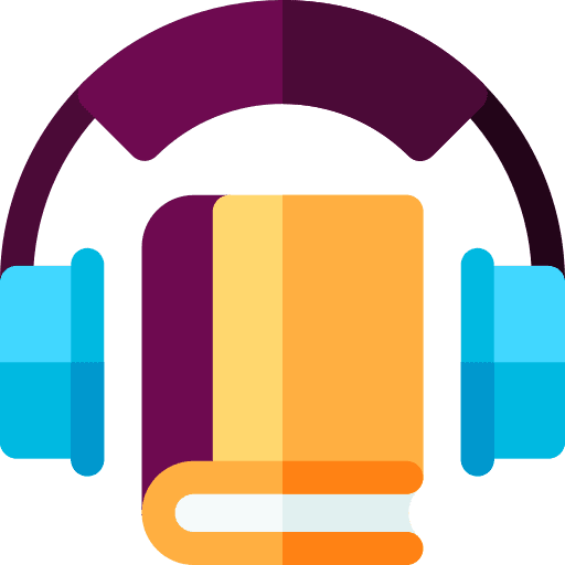 Audiobook study book online learning icon Audiobook study book online learning icon