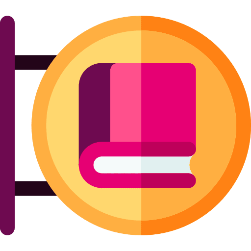 Bookshop magnifying glass education bookshop icon Bookshop magnifying glass education bookshop icon