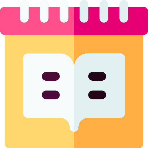 Calendar education organization schedule icon Calendar education organization schedule icon