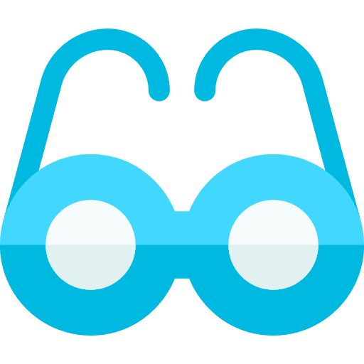 Glasses magnifying glass read vision icon Glasses magnifying glass read vision icon