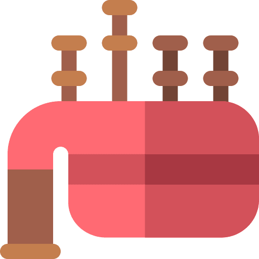 Bagpipe cultures musical instrument celtic icon Bagpipe cultures musical instrument celtic icon