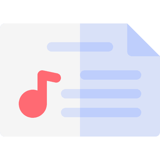 Music sheet music and multimedia music sheet musical note icon Music sheet music and multimedia music sheet musical note icon