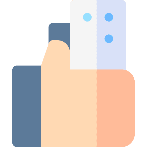 Recorder hand music sound icon Recorder hand music sound icon