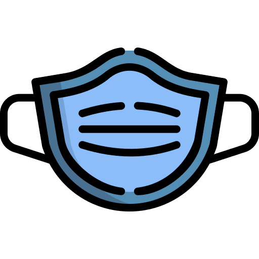 Medical mask mask bacteria medical mask icon Medical mask mask bacteria medical mask icon