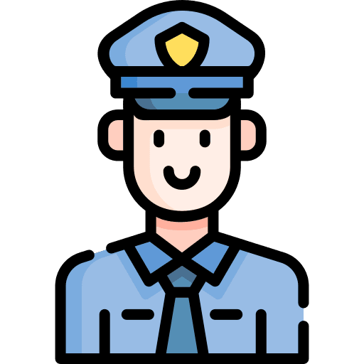 Policeman uniform policeman user icon