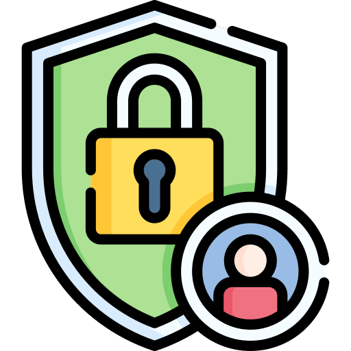 User protection security account protection icon