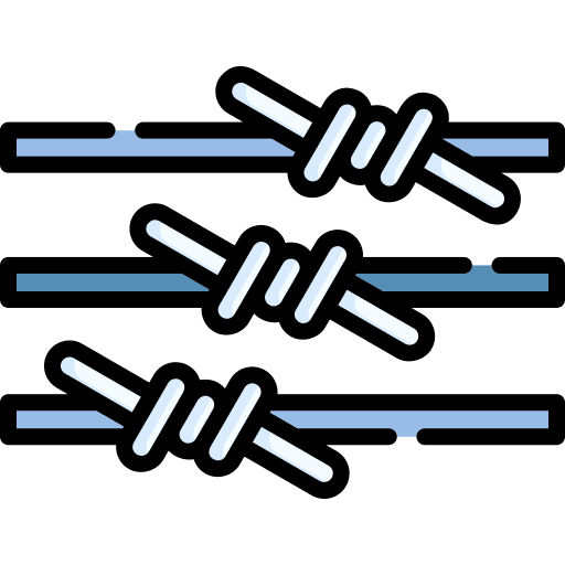 Wire fence fence wire fence barbed wire icon Wire fence fence wire fence barbed wire icon