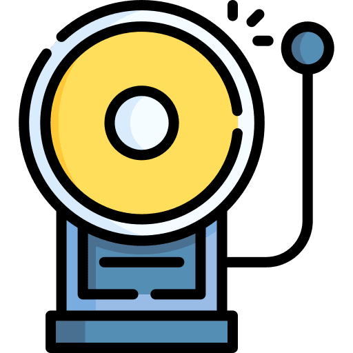 Alarm bell security school bell warning icon Alarm bell security school bell warning icon