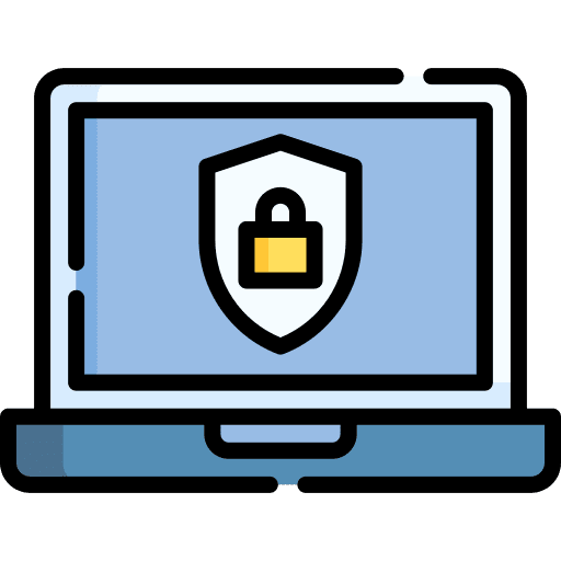 Antivirus interface technology protection icon Antivirus interface technology protection icon