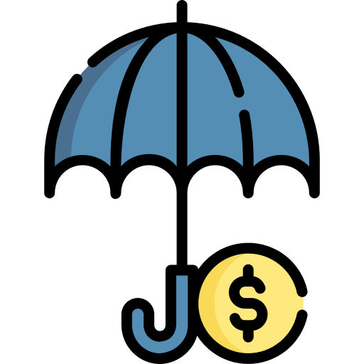 Insurance money insurance coin icon Insurance money insurance coin icon