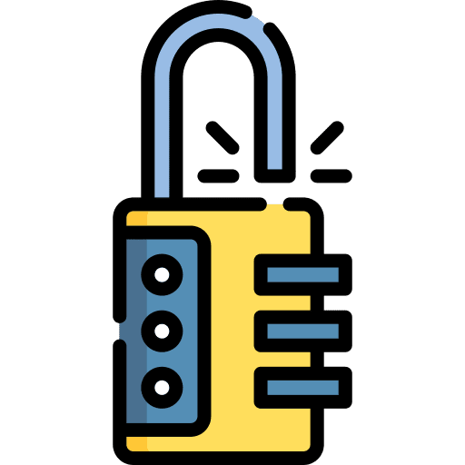 Padlock encryption data lock icon Padlock encryption data lock icon