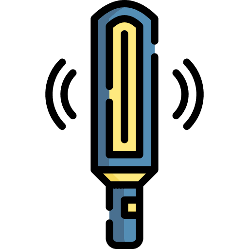 Metal detector safety metal detector scanner icon Metal detector safety metal detector scanner icon