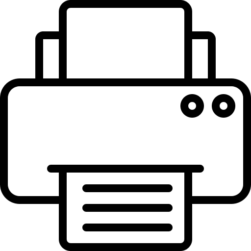 Print electronics technology print icon