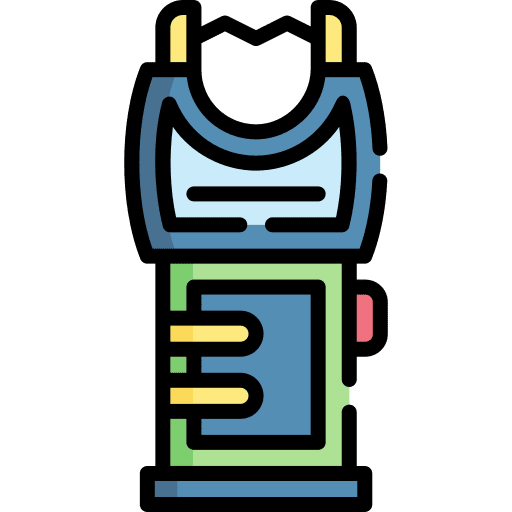 Taser gun electronics stun gun icon Taser gun electronics stun gun icon