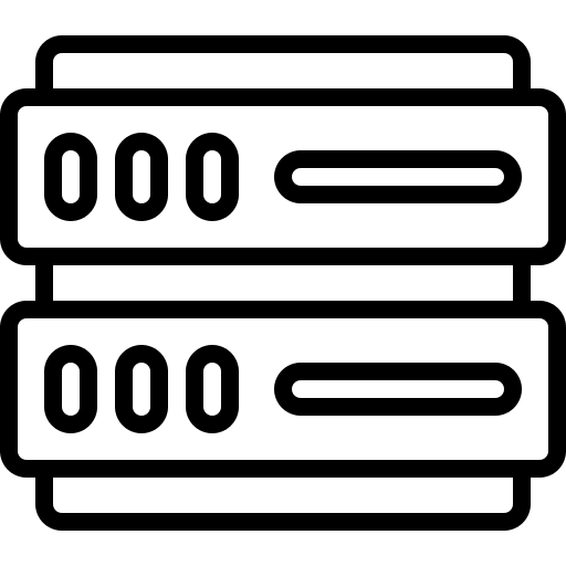 Server network storage server icon Server network storage server icon